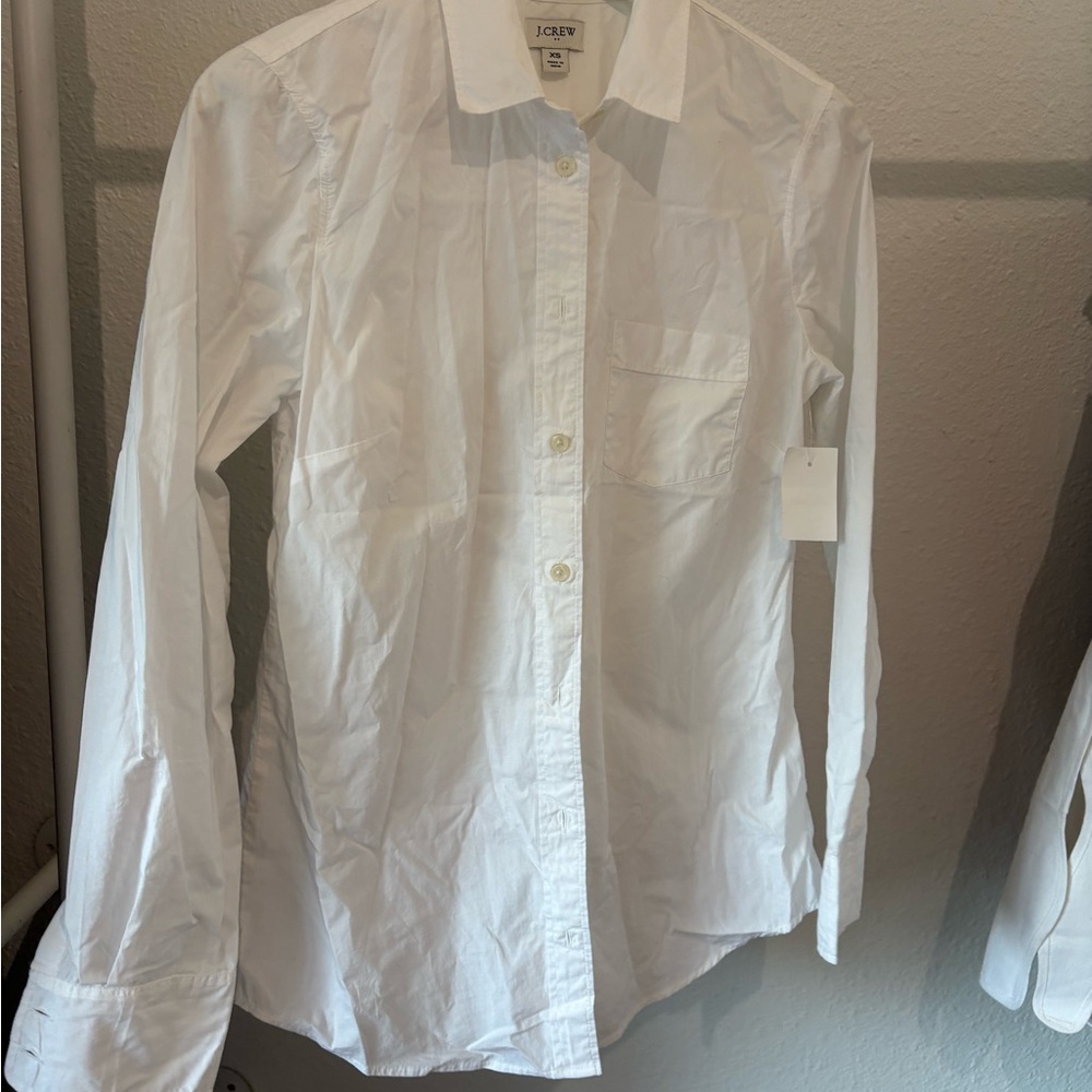 J. Crew Kids White Shirt size XS brand new